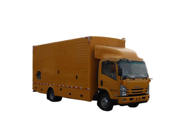 文藝時尚的飛輪UPS應(yīng)急電源車
