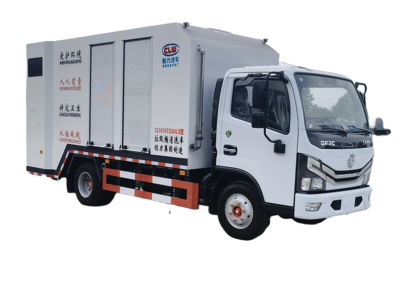 垃圾桶清洗車 (圖1) 東風(fēng)多利卡 垃圾桶清洗車 (圖1)